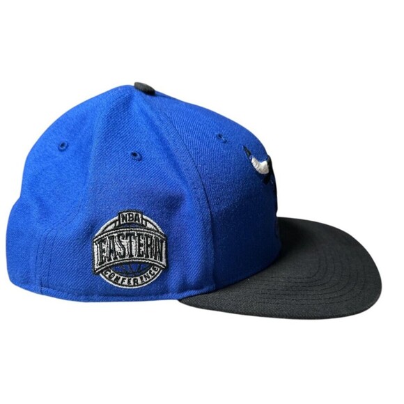 47 Chicago Bulls Sure Shot Two Tone Captain NBA Adjustable SnapBack Cap Hat Blue - Picture 3 of 7